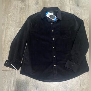 JACHS Girlfriend Women's Classic Black Button Down Shirt